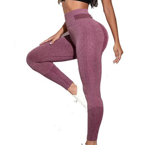 Leggings de Yoga para Mujer al por Mayor, Cintura Alta, Largos, Spandex/Poliéster, Logotipo Personalizado, Impresión Digital, Transpirables, de Secado Rápido - Product Image 1