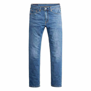 High Quality Eco-Friendly Breathable 100% Cotton Mid Button Fly Straight Lightweight Casual Regular Fit Denim <b>Jeans</b> <b>Men</b> Light - Product Image 2