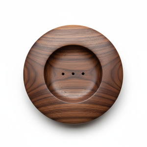 Support à bâtonnets d'encens en bois fait main, très tendance, pour la maison et l'aromathérapie festive, plateau rond personnalisé - Product Image 1
