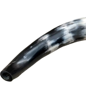 Corneta Vikinga Grande de Cuerno de Búfalo con Aspecto Artesanal, Corneta de Cuerno de Buey Natural Estilo Vikingo para Regalo - Product Image 1