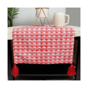 2024 Solid Yellow Embroidered Pattern <b>Table</b> <b>Runner</b> European Stylish <b>Dining</b> Coffee <b>Table</b> Mat Home Restaurant Decoration Dropship - Product Image 3