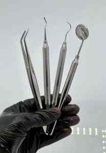 Instrumentos Dentales de Acero Inoxidable 304 con Mango Hueco, Instrumentos de Diagnóstico, Equipo Dental, Set Básico para Examen Dental de Dentavex - Product Image 6