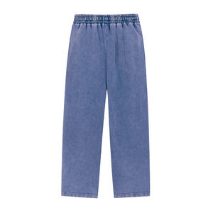 Pantalon de survêtement évasé de haute qualité 360 grammes, délavé soleil, effet neige, vierge, personnalisable, coupe ample, en coton épais, vente en gros - Product Image 6