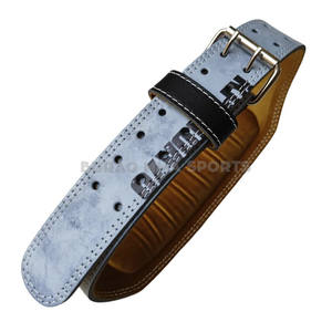 Cinturón de Levantamiento de Pesas para Entrenamiento en Gimnasio, Cinturón de Soporte de Fuerza con Logotipo Personalizado, Tamaño y Color por BURAQ MMA SPORTS - Product Image 6