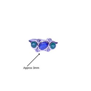 Wedding Wear 925 Sterling <b>Silver</b> Kyanite <b>Emerald</b> Gemstone <b>Silver</b> Plated Jewelry Women Wear Classic <b>Ring</b> - Product Image 3
