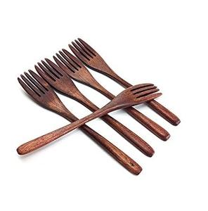 Fourchette de table en bois de style haut de gamme pour salade et service de fruits, la plus vendue, à prix abordable, pour la maison et la cuisine - Product Image 4