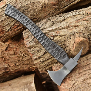 Hache marteau à lame en acier forgé, manche en caoutchouc, pour survie et usage DIY - Product Image 2