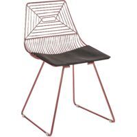 Sillas de Comedor Modernas de Malla Metálica Dorada, Nuevo Diseño de Silla de Comedor para Muebles de Restaurante y Cafetería - Product Image 4