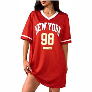 Vestido Deportivo de Fútbol para Mujer, Estampado, Ajuste Atlético, Ligero, Transpirable, Secado Rápido, UPF 50+, Manga Corta, Uniforme Deportivo de Entrenamiento - Product Image 5