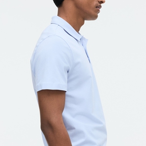 Chemise polo pour homme de haute qualité, en polyester et élasthanne, à manches courtes, coupe ajustée, design personnalisé par sublimation, idéale pour le golf - Product Image 2
