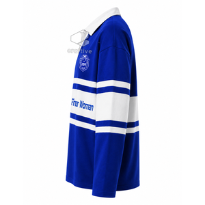 Camiseta de Rugby de la Hermandad Zeta Phi Beta para Mujer, con Cuello, Bloques de Color, Estilo Universitario, Polo de Rugby con Letras Griegas Bordadas, Top Deportivo - Product Image 3