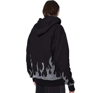 Dernier design, vêtements d'hiver pour hommes, sweat-shirts à strass de haute qualité, fabriqués au Pakistan, respirants, légers, coupe-vent, 3D - Product Image 3
