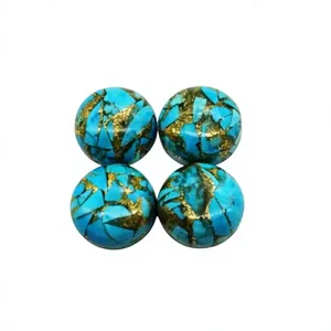 High Quality Natural Blue Oval Cabochon Gemstone Third Party Certified Jewelry Making Wholesale Price FAIJAN GEMS Rajasthan - Product Image 1