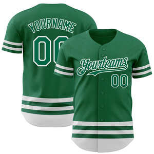 Maillots de baseball personnalisés pour équipes sportives, grandes tailles, logo brodé OEM, maillots à col en V, nouveaux designs pour jeunes, maillots par sublimation - Product Image 1