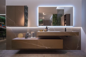 Revestimiento de Pared y Encimeras de Piedra Sinterizada Italiana Moderna y Lujosa de 1620x3240 mm, 5/12 mm, Pietra Piasentina, Color Marrón Taupe, Personalizado - Product Image 2