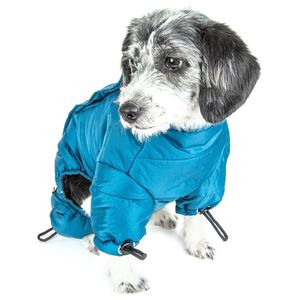 Helios Thunder Full Body <b>Waded</b> Plush Dog <b>Jacket</b> Adjustable and 3M Reflective for Pets - Product Image 2