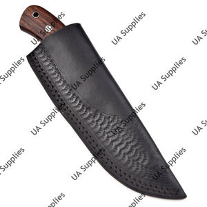 มีดเหล็กดามัสกัสตีขึ้นรูปด้วยมือเกรดอุตสาหกรรม ด้ามจับแบบเต็มด้าม ปลายใบมีดแบบดรอปพอยต์ สำหรับกิจกรรมกลางแจ้ง EDC ใบมีดคงที่ ใช้สำหรับตั้งแคมป์ ล่าสัตว์ ช่วยเหลือ OEM - Product Image 6