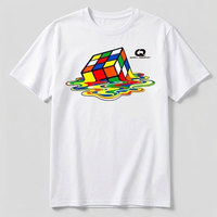 T-shirt graphique pour homme en jersey de coton tricoté léger, col rond, manches courtes, respirant, 240 grammes, prix bas