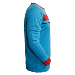 Camiseta de portero de fútbol sublimada personalizada, transpirable, de secado rápido, con logo personalizado, ropa de entrenamiento deportiva, camiseta de entrenamiento. - Product Image 3