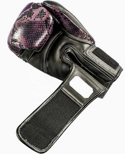 Guantes de boxeo con logotipo personalizado Heavy Fighter Guantes profesionales de cuero PU con empuñaduras al por mayor para gimnasios - Product Image 3