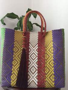 Bolso de Mano de Plástico para Mujer |   Bolso Tote para Mujer |   Bolsa Reutilizable para Compras y Playa - Product Image 5