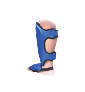 Protections de tibia durables pour le kickboxing avec protection du cou-de-pied, rembourrage absorbant les chocs, ajustement sécurisé pour l'entraînement et le sparring de Muay Thai et de MMA - Product Image 3