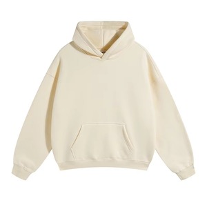 Sudadera con Capucha Personalizada para Hombre, Corte Regular, Hombros Caídos, 100% Algodón, Gruesa, Lisa, Lavada, para Otoño, para Impresión de Logotipo - Product Image 2