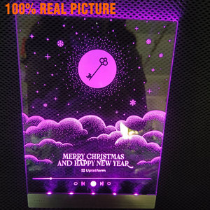 Personalized Illuminated Light Up Personalized Keepsake Baby <b>Memory</b> <b>Gift</b> Newborn Wedding Memorial Plaque OEM Manufacturer - Product Image 2