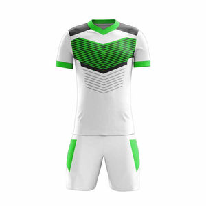 Men's Yellow Soccer Jersey Set With Blue Shorts And <b>Socks</b> V-Neck <b>Moisture</b> Wicking Short Sleeve Uniform For Adults All Seasons - Product Image 1