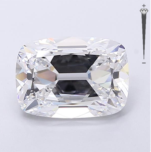 Diamant de laboratoire certifié IGI 3,50 CT allongé, couleur D, clarté VVS2, taille coussin CVD 737584116 ROYAL GEMS Jewelry - Product Image 1