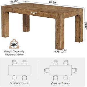 Scrivania Rettangolare in Legno Massello, Progettata con Cura per Ufficio e Computer - Product Image 6