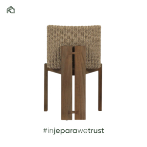 Conjunto de sillas y sofá de teca y ratán PE de primera calidad para restaurantes comerciales modernos, con cojines, hecho en Indonesia. - Product Image 3