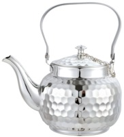Théière en acier inoxydable écologique de qualité supérieure avec couvercle, magnifique pot à boissons pour la restauration et l'hôtellerie