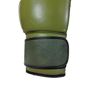 Guantes de Boxeo Personalizados de Cuero Verde Oscuro, Guantes de Sparring, Guantes de Kickboxing, Guantes de Punching, MMA, Muay Thai, Artes Marciales Mixtas - Product Image 5