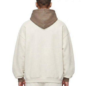 New Season Men Heavyweight Hoodies Warm <b>Thick</b> <b>Fleece</b> Pullover Hoodie With Comfortable Fit For Outdoor Casual Daily Wear - Product Image 2