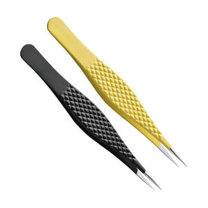 Pinzas para Pestañas de Acero Inoxidable de Alta Calidad con Logotipo Personalizado, Antiestáticas, Agarre Preciso, OEM, ODM, Venta al Por Mayor, Nueva Llegada - Product Image 6