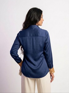 Camiseta más vendida para mujer, cómoda y transpirable, informal, de algodón, para uso diario. Compre directamente del proveedor a bajo precio. - Product Image 2