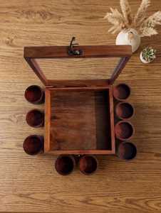 Boîte à épices rotative en bois de qualité alimentaire, écologique et anti-fuite, avec réglage de la grosseur, pour assaisonnements et herbes – Vente en gros usine - Product Image 3