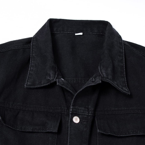 Gilet de motard en denim tricoté à col en V pour homme, style classique, vêtement d'extérieur formel, respirant, écologique, séchage rapide, automne - Product Image 6