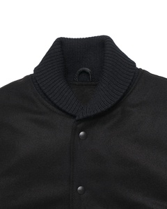 High Quality Wholesale Leather Sleeves Wool Varsity Jacket For <b>Men</b> Melton Wool Chenille Embroidery Baseball Jacket - Product Image 3