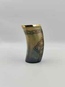 Mug en corne de buffle naturelle de qualité supérieure, fait main, avec gravure personnalisée, fabriqué pour la boisson et la décoration - Product Image 6