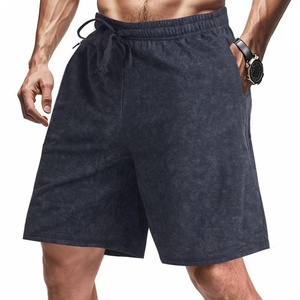 Nouveau short de sport décontracté pour homme, style américain, ample, imprimé, tricoté, mi-long, 100 % coton, respirant, anti-UV, idéal pour la plage et le hip-hop. - Product Image 5