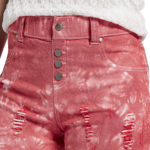 Shorts en jean personnalisés taille mi-haute pour femme – Style décontracté et sexy pour l'été, coupe ajustée, respirant et écologique, haute qualité - Product Image 4