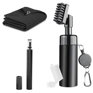 Kit di Pulizia per Mazze da Golf 3-in-1 con Clip Retrattile, Bottiglia d'Acqua da 5 Oz, Affilatore per Scanalature, Asciugamano da Golf - Regalo per Appassionati di Attrezzatura da Golf - Product Image 2