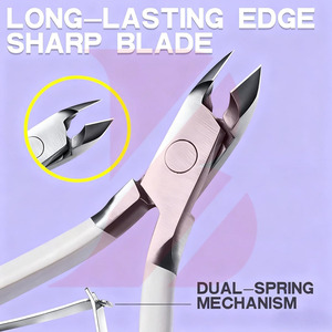 Cortacutículas Ergonómico con Mango Rosa Claro, Agarre Suave, Profesional, Diseño Ligero y Cómodo para Uso Prolongado - Product Image 3