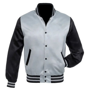 Chaqueta Universitaria de Béisbol Personalizada para Hombre, Chaqueta Varsity de Invierno, 100% Lana, Bordado Chenille, Transpirable, Decoración Frontal con Cristales - Product Image 5