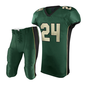 Pantalones de Jersey de Fútbol Americano Color Verde Chicago para Hombre, con Protección Acolchada, Cierre con Cordón, Ajuste Atlético, Transpirables, Spandex/Algodón/Bambú - Product Image 4