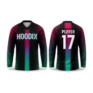 Ice Hockey Sublimation Jerseys With Advanced <b>Cooling</b> Mesh Fabric Tackle Twill Jersey Team Identity Patch And Long Lasting Fabric - Product Image 1