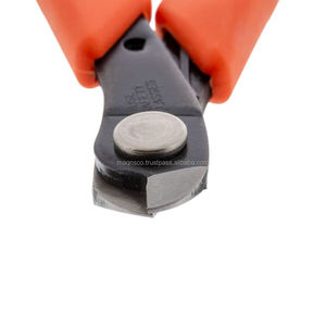 High Quality Xuron Tapered Head Hard Wire Cutter Pliers <b>Orange</b> Handle <b>Light</b> Weight Smooth Work Jewelry Making Wire Cutting Tool - Product Image 3