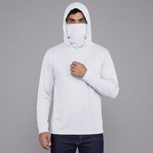 Sudadera de Pesca 100% Poliéster, Manga Larga, Secado Rápido, Transpirable, Diseño Personalizado, con Capucha y Máscara Facial Integrada - Product Image 4